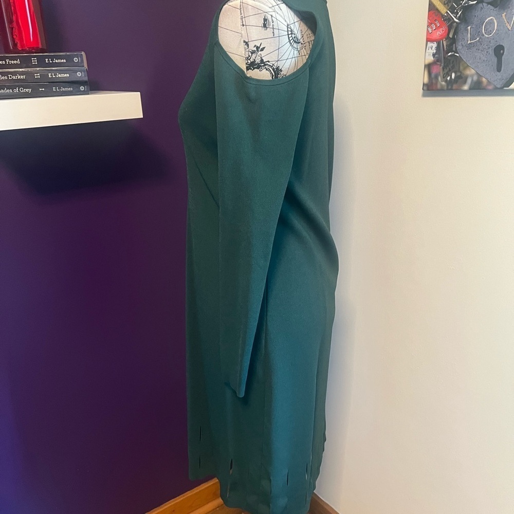 Nic + Zoe Cold Shoulder Long Sleeve Dress - Picture 6 of 9